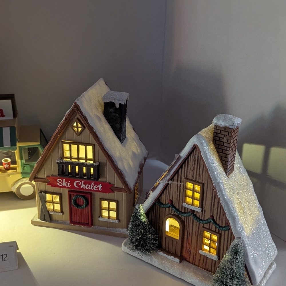 Target Bullseye Playground Christmas Village 4pc Set Gingerbread House Cocoa - Picture 8 of 15
